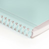 Clairefontaine koverbook blush checkered notebook A4 on a spiral of 16