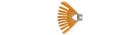 Raphael symbiose fan comb 8071 brushes synthetic