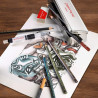 Caran d'Ache graphite line 13 elements metal box