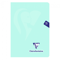 Clairefontaine mimesys zeszyt w kratkę 90g 96 stron pastelowe kolory -