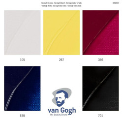 Talens van gogh set of oil paints 5x40ml