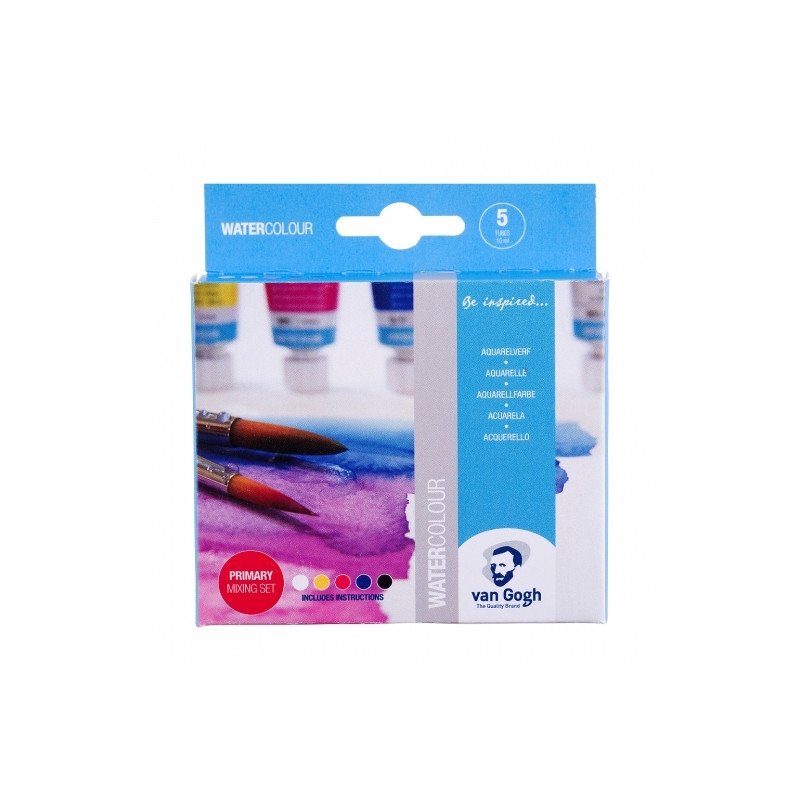 Talens van gogh podstawowy zestaw farb akwarelowych 5x10ml - sklep pla