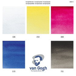 Talens van gogh podstawowy zestaw farb akwarelowych 5x10ml - sklep pla