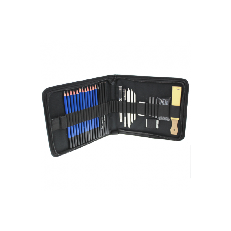 Kalour 12 pencils set of 32 elements in a case