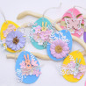 DpCraft paper flowers pink 2 cm 60 pcs