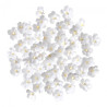 DpCraft paper flowers white 2 cm 60 pcs