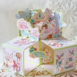 DpCraft kwiaty papierowe białe 2cm 60 szt - sklep plastyczny - szał dl