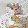 DpCraft paper flowers white 2 cm 60 pcs