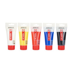Talens art creation basic set of acrylic paints 5x75ml