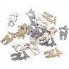 DpCraft jelonki drewniane samoprzylepne 2,1x3,8cm 18szt - sklep plasty