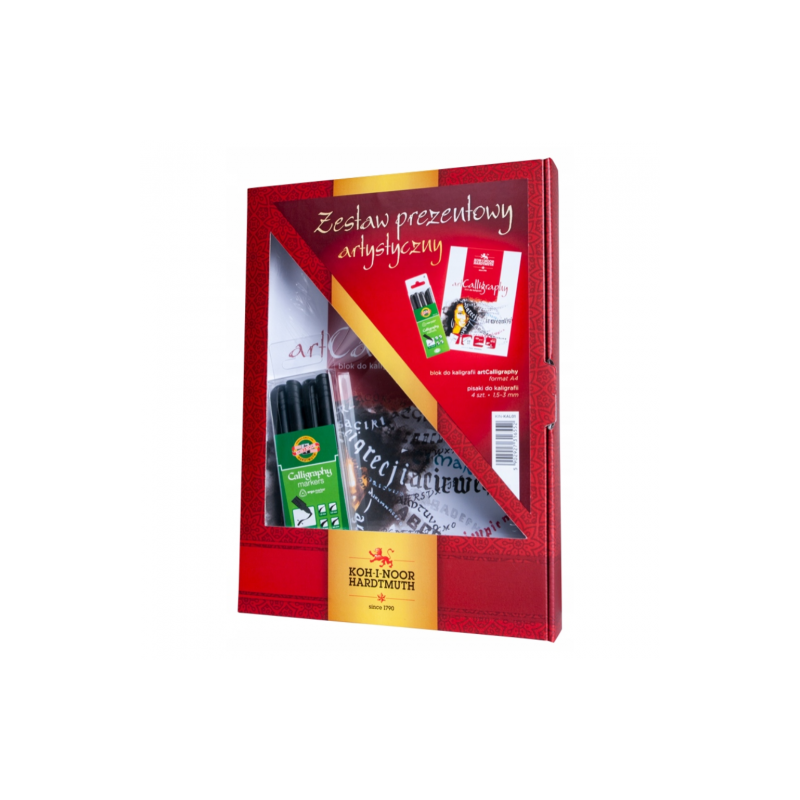 Koh-i-noor artistic gift set for calligraphy with felt-tip pens No. 34