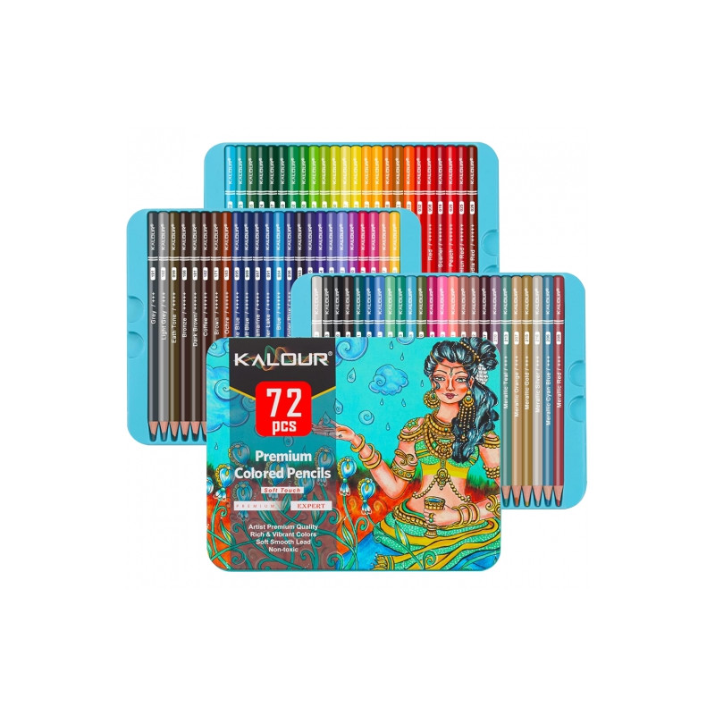Kalour premium colored pencils expert soft touch zestaw 72 kredek - sk