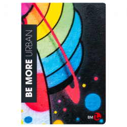 Koh-i-noor be more urban A4 notebook, 36 sheets squared