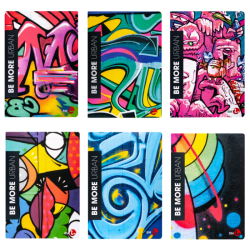 Koh-i-noor be more urban A4 notebook, 36 sheets squared