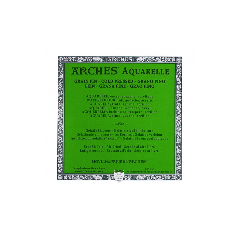 Arches papier akwarelowy 40,8x50,8cm 300g 10ark - sklep plastyczny - s