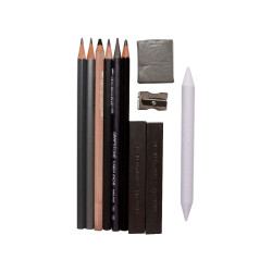 Caran d'Ache sketch set for multi-tech sketch 11 elements
