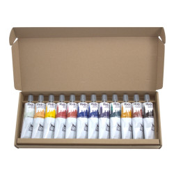 Renesans hydro-oil zestaw farb 12x60ml - sklep plastyczny - szał dla p