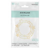 DP Craft wykrojnik wianek z gwiazdkami 6,5x6,2cm - sklep plastyczny -