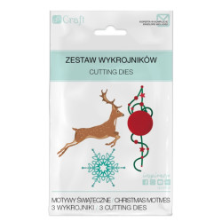 DP Craft die set christmas motives 3 pcs