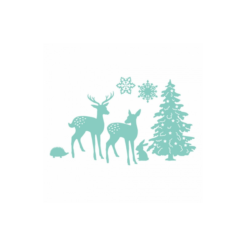 DP Craft set of cutting dies winter wonderland 7 pcs