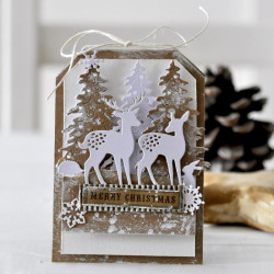 DP Craft zestaw wykrojników winter wonderland 7szt - sklep plastyczny