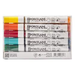 Pebeo porcelaine 150 set of 6 porcelain pens 0,7mm
