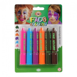 Koh-i-noor face colours kredki do malowania twarzy 6szt - sklep plasty