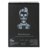 SM-LT black sketch pad on a spiral A5 165g 20 sheets