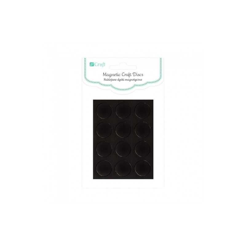 DP Craft adhesive magnetic disks 12 pieces 1.27 cm