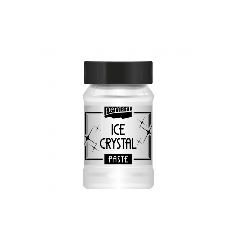 Pentart ice crystal pasta z kryształkami lodu 100ml - sklep plastyczny