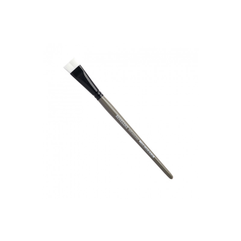 Renesans extra short synthetic flat brushes 8020 series