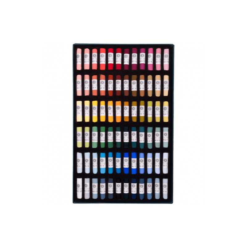 Unison Colour starter zestaw suchych pasteli w sztyfcie 72szt 710310 -