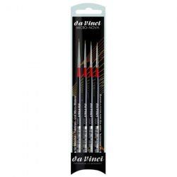 Da Vinci micro-nova set of 4 synthetic brushes