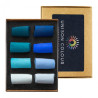 Unison Colour zestaw suchych niebieskich półpasteli w sztyfcie 8 szt -