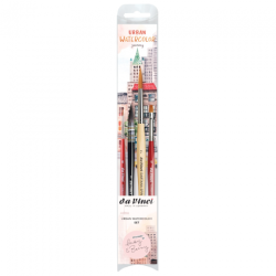 Da Vinci urban watercolor set of 4 watercolor brushes