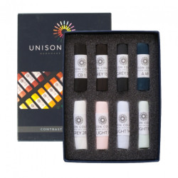 Unison Colour contrast zestaw suchych pasteli w sztyfcie 8szt - sklep