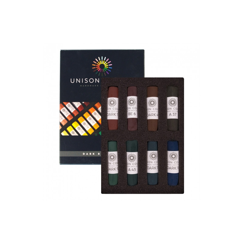Unison Color dark set of pastels 8 pcs 740841