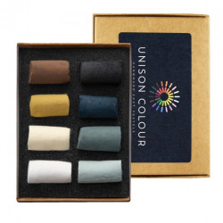 Unison Colour drawing zestaw suchych półpasteli w sztyfcie 8szt - skle