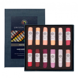 Unison Colour portrait zestaw suchych pasteli w sztyfcie 12szt - sklep