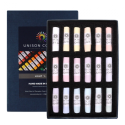 Unison Colour light 1-18 zestaw 18 suchych pasteli w sztyfcie 740342 -