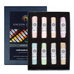Unison Colour light zestaw 8 suchych pasteli w sztyfcie 740842 - sklep