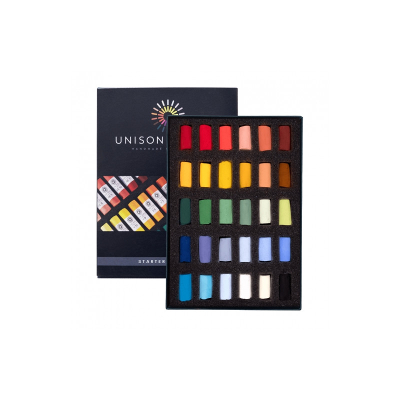 Unison Colour starter set of dry semi-pastel sticks 30pcs 740905