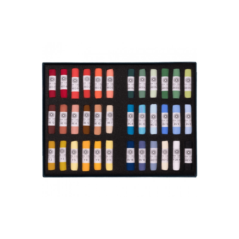 Unison Colour starter zestaw suchych pasteli w sztyfcie 36szt 740292 -
