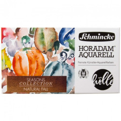 Schmincke horadam natural fall watercolor set of 12 half cubes 7483509