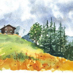Schmincke horadam landscape basic edition zestaw akwareli 12 półkostek