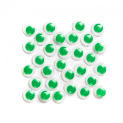 DP Craft movable eyelets green 8mm 36pcs