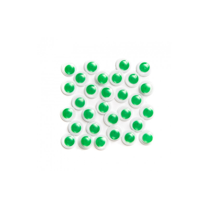 DP Craft oczka ruchome samoprzylepne zielone 8mm 36sztuk - sklep plast