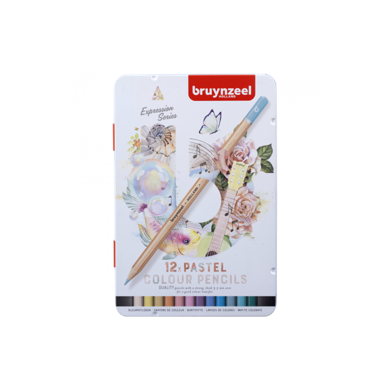 Bruynzeel Expression zestaw 12 kredek pastelowych - sklep plastyczny -