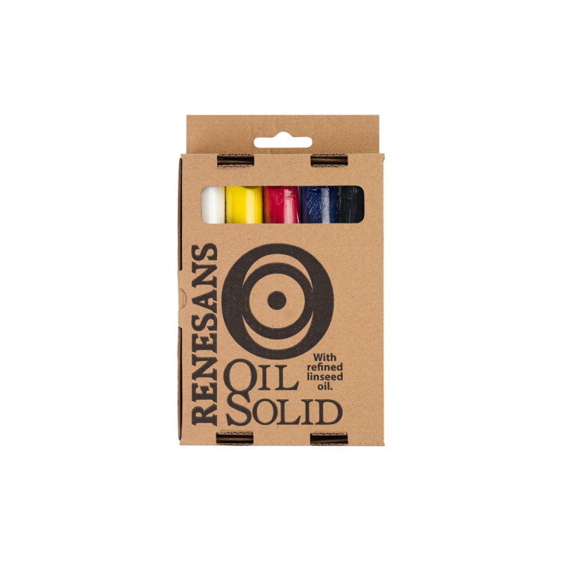 Renesans basic color set oil solid 5 pcs