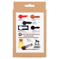 Renesans set of traditional colors oil solid 5 pcs